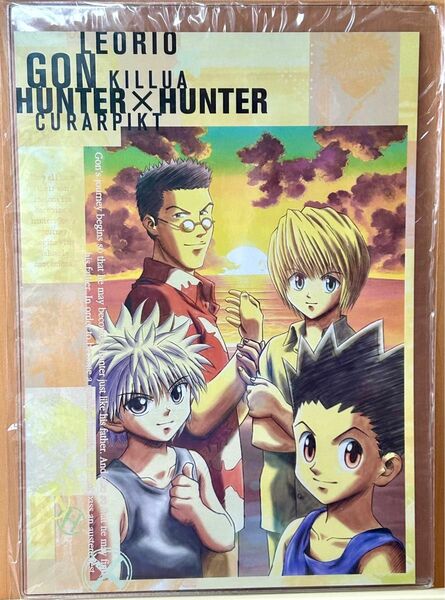 両面イラスト 当時物 HUNTER×HUNTER ラミネート下敷き 