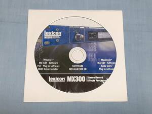 Lexicon（レキシコン） MX300 マルチエフェクトプロセッサー 付属CD-ROM 中古品