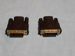 DVI-DーHDMI 変換プラグ 2個セット　中古品