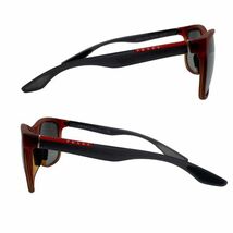 【イチオク】 プラダ PRAD サングラス 眼鏡 メガネ SP 03O ブラック レッド OAK-4S1 メンズ レディース_画像3