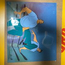 タイガーマスク　アニメ　セル画　ジャイアント馬場　アントニオ猪木　当時　1960年　1970年　昭和レトロ_画像1