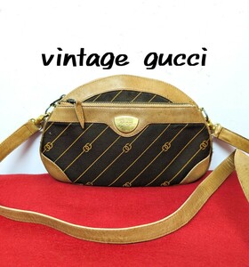 良品 極希少！Gucci 流れ星 ショルダーバッグ ポシェット オールドグッチ