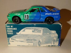 ●特注トミカ アイアイアドカンパニー 日産スカイラインGTR R32 FALKEN 日本製●