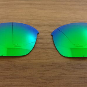 処分価格！！！★ ハーフジャケット 2.0用 カスタム偏光レンズ EMERALD GREEN Color Polarized 新品 Half Jacket 2.0の画像1