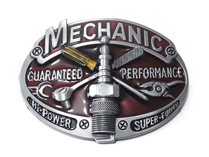 【ベルトバックル】MECHANIC★メカニック★整備士★修理工★機械工★自動車★工場★ツール★工具★ガレージ