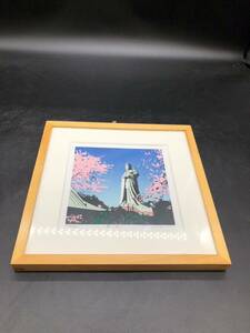 Art hand Auction 【送料無料】中山隆右 春の祈り 額縁 インテリア 絵画 西洋風 昭和レトロ, アンティーク, コレクション, 雑貨, その他