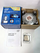 i7-4770K 3.5GHZ 8MB Cache LGA1150 S-spec SR147 中古品_画像1