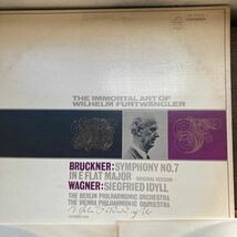 見本盤 非売品 LP THE IMMORTAL ART OF WILHELM FURTWANGLER フルトヴェングラー ブルックナー 交響曲 7番 変ホ長調 ワーグナー_画像4