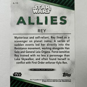 TOPPS STAR WARS SKYWALKER SAGA レイ 99枚限定パラレルカードの画像2