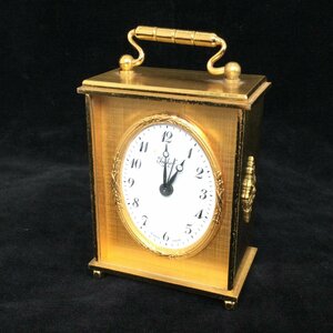 1202【ジャンク】 Imhof インホフ 置時計 手巻き ゼンマイ式 スイス
