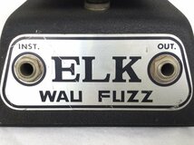 1202【ジャンク】 ELK エルク WAU FUZZ ワウ ファズ ギター エフェクター_画像5