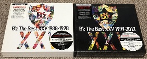 状態良　B'z CD・DVD 「 The Best XXV 1988-1998 」「 The Best XXV 1999-2012 」 初回限定盤 セット