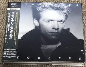 美品 新品同様　BRYAN ADAMS ブライアン アダムス CD「 RECKLESS レックレス 30周年記念盤 2CDデラックス・エディション 」