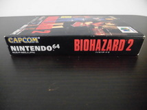 任天堂 NINTENDO64 バイオハザード2 BIOHAZARD2 CAPCOM カプコン 箱・説明書付き 動作未確認 激安１円スタート_画像4