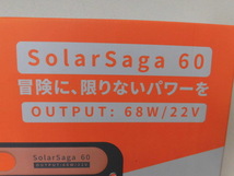 未開封 Jackery ジャクリ ソーラーパネル 68W/22V SPL061 SolarSaga 60 キャンプ アウトドア ポータブル 激安１円スタート_画像2