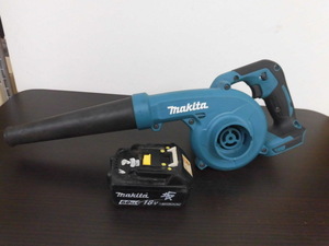 makita マキタ 18V 充電式ブロワ UB185D バッテリー BL1860B 動作確認済み 激安１円スタート