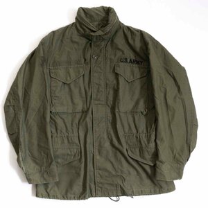 【1ST/アルミジップ】US ARMY【60S/M-65 フィールドジャケット】 【エポレットなし】MEDIUM-REGULAR アーミー 米軍 VINTAGE 2402102