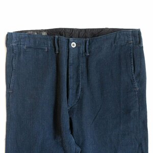 【極美品】 RRL 【INDIGO DOBBY TROUSER】32×30 インディゴ ドビー トラウザーパンツ 2402093