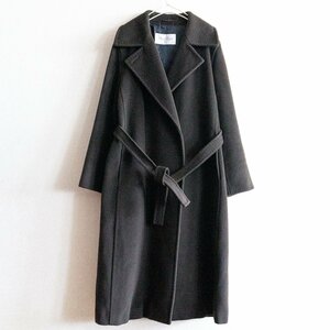 [ top class ] MAX MARA[ wool cashmere bell tedo coat ]38 cashmere Blend white tag Max Mara 2402159