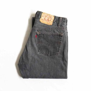 【先染め/90s】 LEVI'S 【501 ブラックデニム デニムパンツ】31×30 ジーンズ アメリカ製 90年代 wsm 2402184