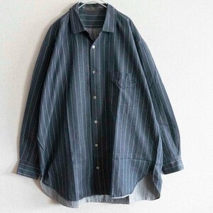 【美品】Y's for men【ビッグシルエット ストライプ シャツ】 YOHJI YAMAMOTO ヨウジヤマモト 2402274