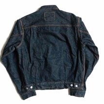 【美品/ビッグサイズ46】EVISU 【NO.1/LOT.1507 2nd type デニムジャケット】エビス Gジャン 2402280_画像2