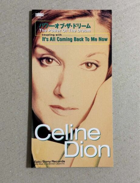 セリーヌ・ディオン シングル パワー・オブ・ザ・ドリーム 国内盤 Celine Dion / Power Of The Dream