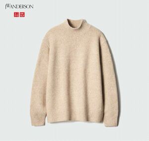 ユニクロ jw anderson スフレヤーンモックネックセーター XLサイズ