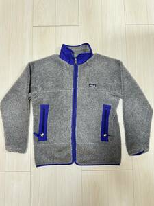 希少美品 90 'S 初期 雪 無し USA 製 PATAGONIA RETRO X M 限定 レトロ カーディガン グリセード ダス das アメリカ ンテージ 80 パイル 柄