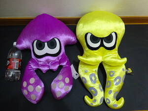 スプラトゥーン3 ぬいぐるみ タコ&イカ(ともに全長:約50cm）2点セット！紙タグ付！美品！ 