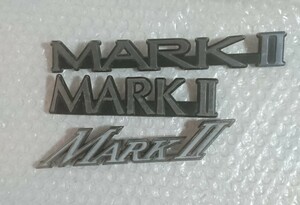 トヨタ TOYOTA マークⅡ MARK Ⅱ エンブレム 三種 セット