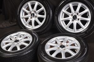 ★バリ山 175/65R14 国産YOKOHAMA 2019年製 ラジアル bBカローラパッソファンカーゴラウムヴィッツプラッツフィットキューブノートデミオ