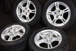 ★バリ山 175/65R14 国産ダンロップ スタッドレス DSX 4本SET bBカローラスパーキーパッソファンカーゴラウムヴィッツアトレー7ブーンクー