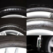 ★バリ山 205/55R16 アウディ純正アルミ PIRELLI P1 ラジアル 4本セット AUDI A3A4A6TT_画像8