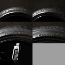 ★バリ山 235/45R18 BRIDGESTONE TURANZA T005A 2018年製 ラジアル 4本セット 1006-4-1 カムリマークXマジェスタレクサス等_画像4