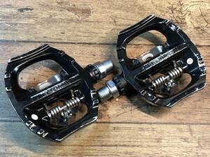 HO729 シマノ Shimano PD-A530 片面フラット ビンディングペダル ブラック ※傷あり