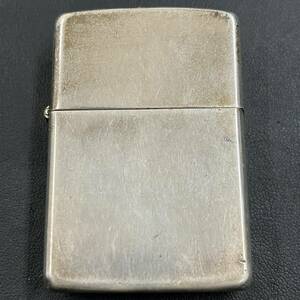 #21474【STERLING】ZIPPO スターリング刻印有り 火花OK 着火 凹み有 SV 銀 シルバー レトロ 激レア シンプル イズ ベスト ヴィンテージ