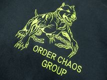 送無 G② XL サイズ ORDER オーダー Chaos Group Collection 22AW OCG ロゴ 刺繍 裏起毛 クルーネック スウェット トレーナー ダークグレー_画像4