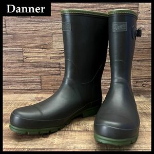 送無 希少 廃盤 完売品 新品 未使用品 Danner ダナー D123035 TUMALO 長靴 屈曲性抜群 ゴム ラバー レイン ブーツ ダークブラウン 28.0 ①