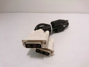 中古品★DVI-Dケーブル DVI-D24pin DVIディスプレイ用ケーブル　デジタル・シングルリンク用　約1.5m　オス←→オス