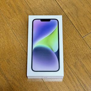 【未開封】Apple アップル iPhone14 パープル Purple 128GB SIMフリー MPUY3J/A ショッパー付き【送料無料】