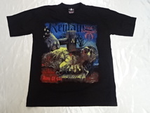 送料185円・H756■ Tシャツ　Lサイズ　VITAL REMAINS　ヴァイタル・リメインズ　666 EVIL_画像1