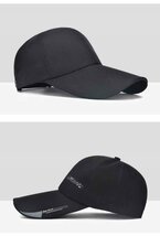 キャップ メンズ 帽子 つば長 夏 野球帽 ロングバイザー UVカット 日よけキャップUVカット99％紫外線対策 日焼け防止 -ベージュ_画像5