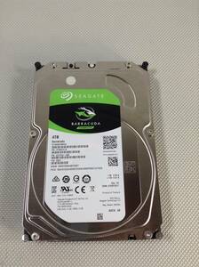 S4158○SEAGATE シーゲイト 内蔵ハードディスク 内蔵HDD 4TB ST4000DM004 【フォーマット済】 240219