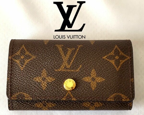 【美品】ルイヴィトン　キーケース6連 モノグラム LOUIS VUITTON