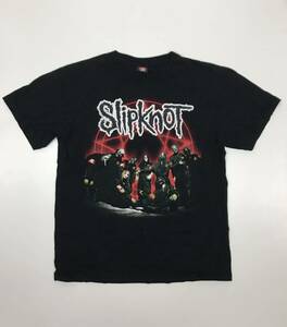 Tシャツ バンドTシャツ SlipknoT 黒 Lサイズ