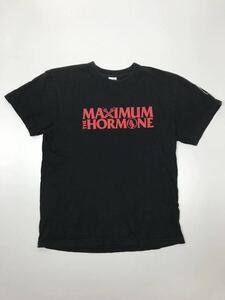 MAXIMUM THE HORMONE マキシマムザホルモン　バンド　Tシャツ ブラック 古着 黒 Lサイズ
