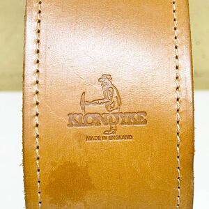 #B22J KLONDYKE STRAPS guitar strap guitar belt England made England made original leather Brown tea color 