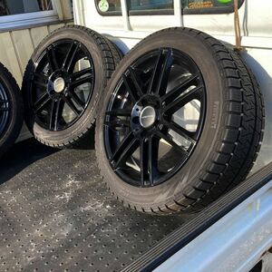 ★ベンツ　W204等　17×7.5J 112×5 47 225/45R17 アルミスタッドレス4本セット