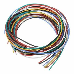 24ゲージワイヤー シリコーンワイヤー 24AWG 電線 撚線 錫メッキ銅線 高温接続ワイヤー 7カラー 1.5 M カーモデル電化製品用